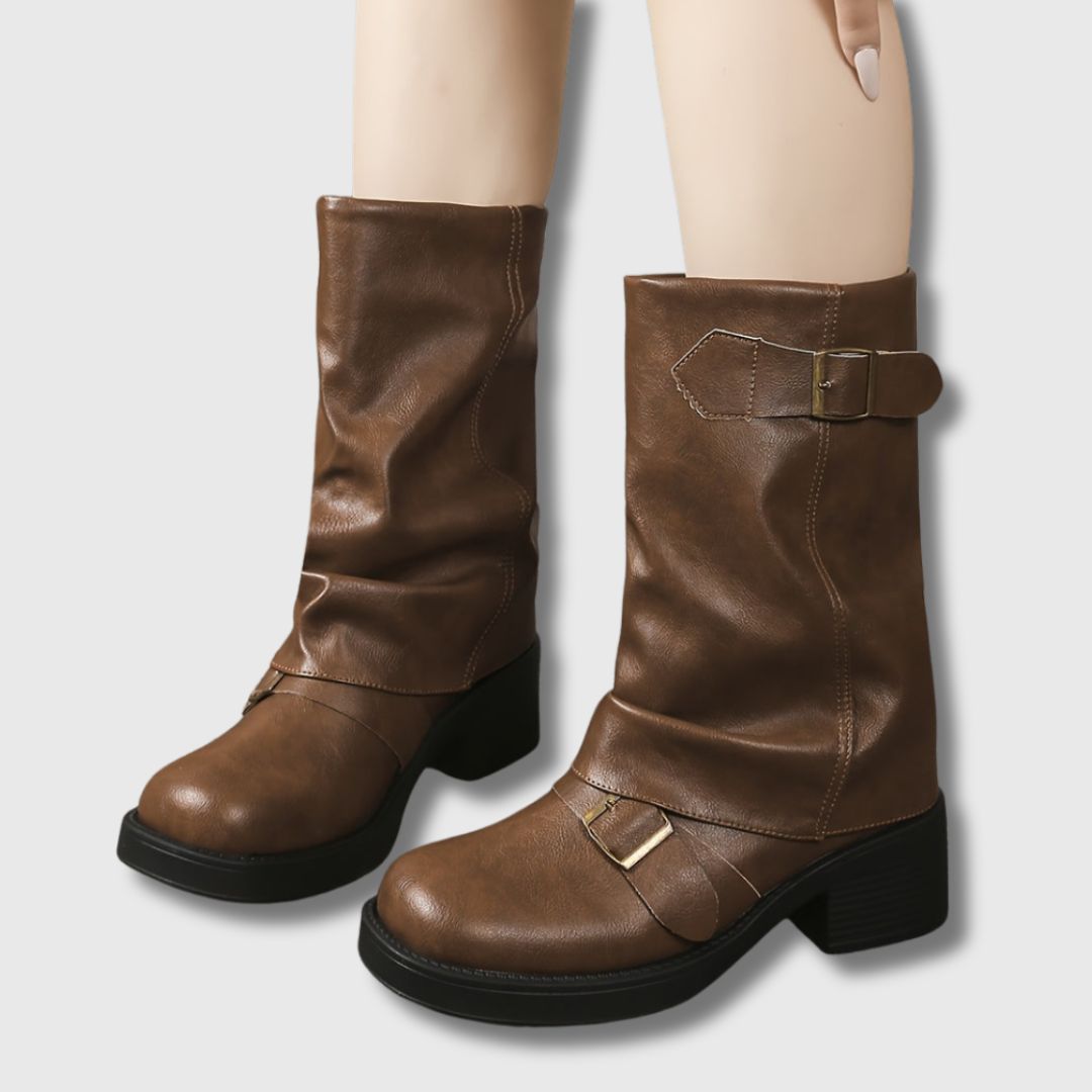 Elena™ | Bottes Femme Western à Lacets